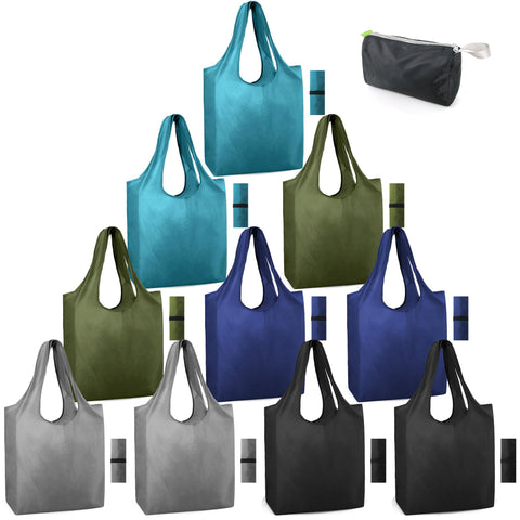 BeeGreen folded bags in pouch showcase compact carry for on-the-go shoppers.