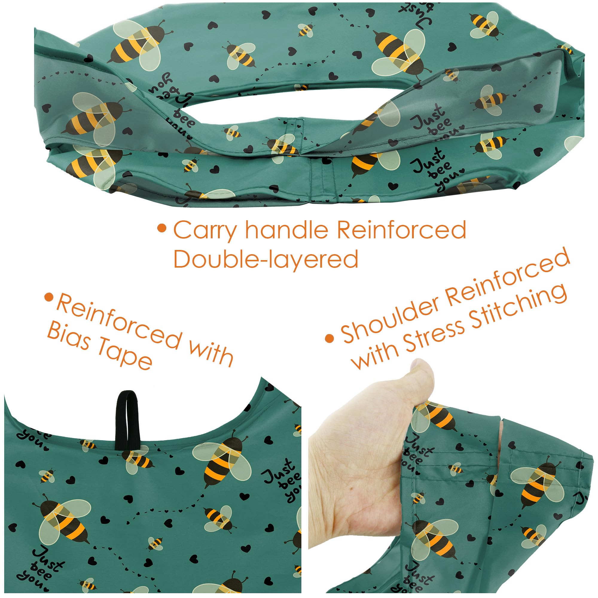BeeGreen heavy-duty polyester tote built for daily use.