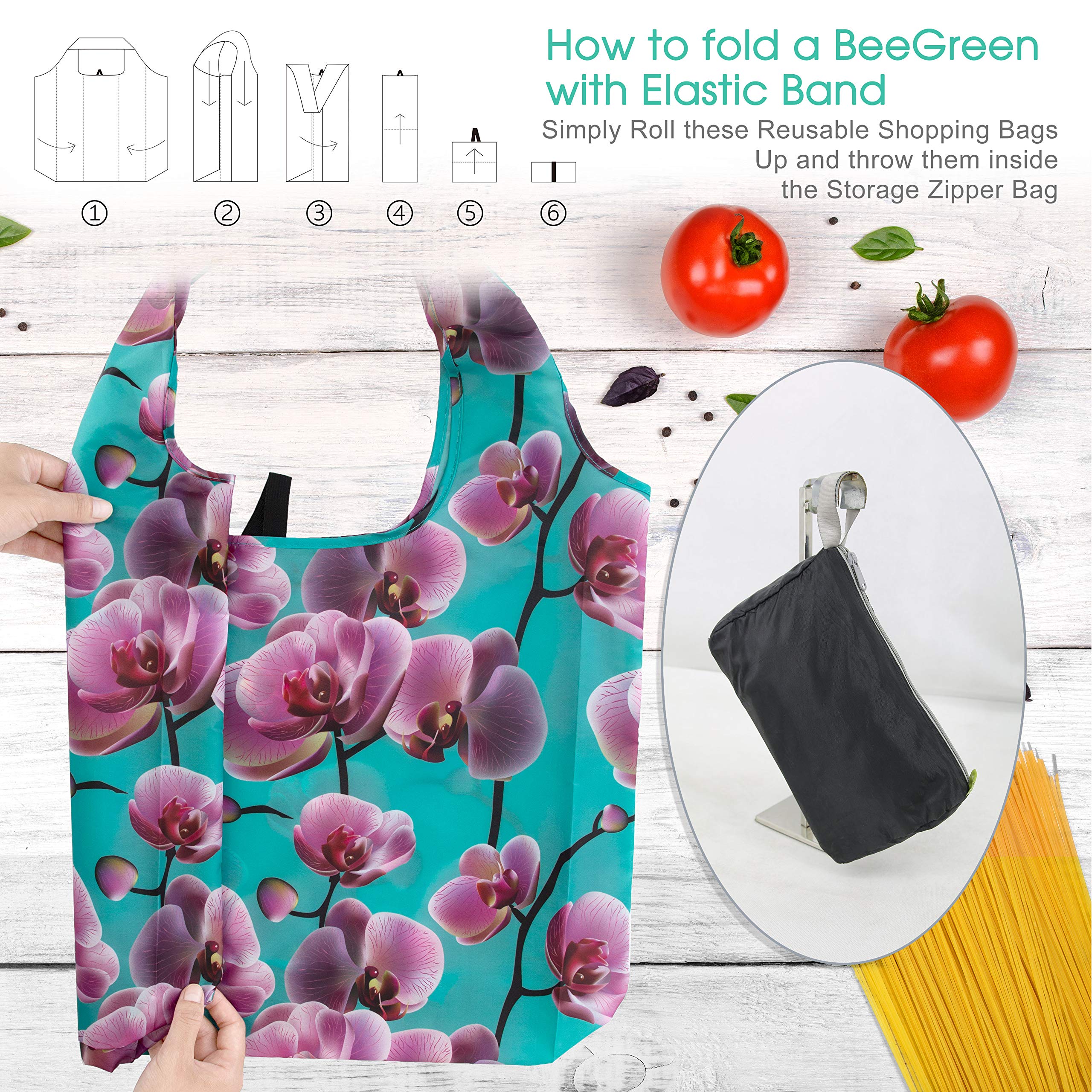 BeeGreen bag with long shoulder straps for comfortable over-shoulder carrying