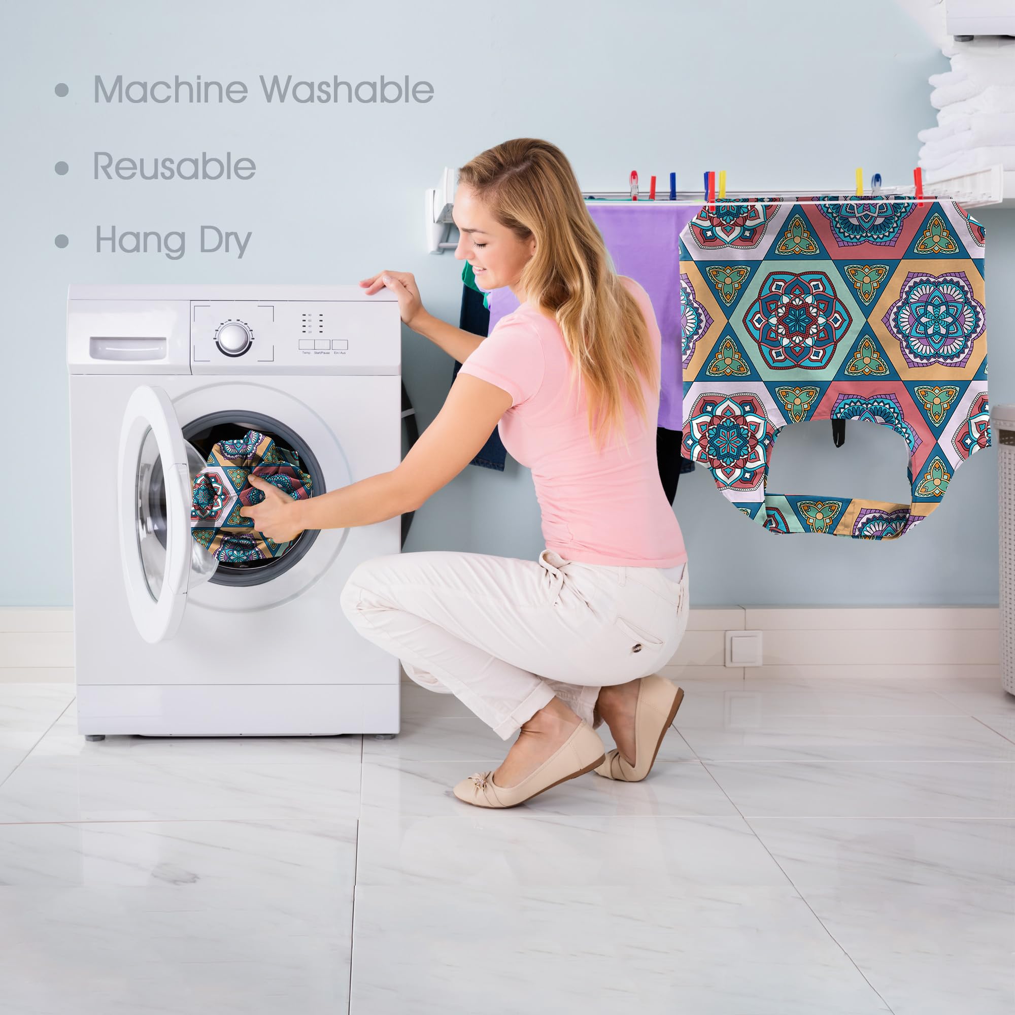 BeeGreen machine-washable tote bags: easy cleaning after busy shopping days.