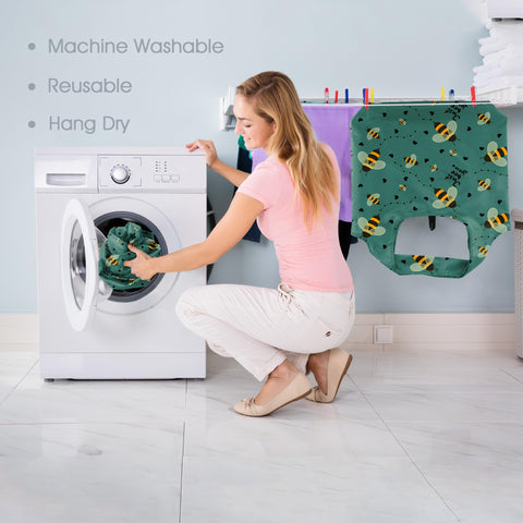 BeeGreen machine-washable tote dries quickly after shopping.