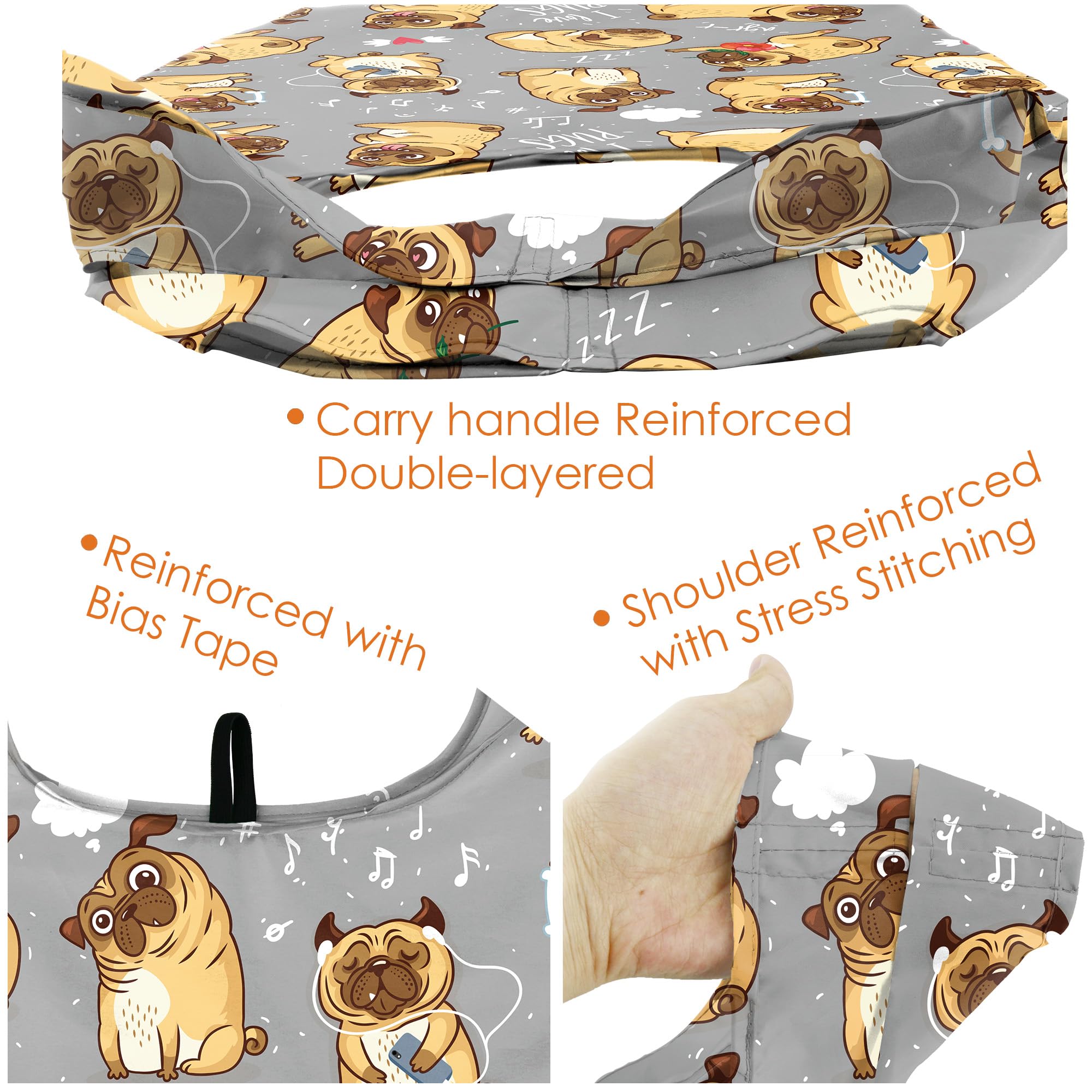 BeeGreen machine-washable tote stays clean after reusables use.