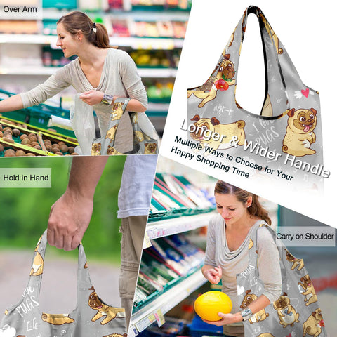 BeeGreen reinforced seams ensure durability for busy grocery trips.