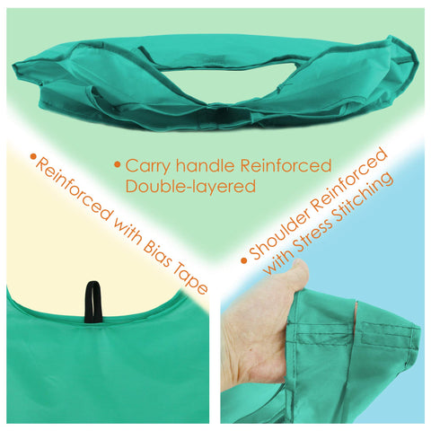 BeeGreen reinforced seams with bias tape ensure durable loads