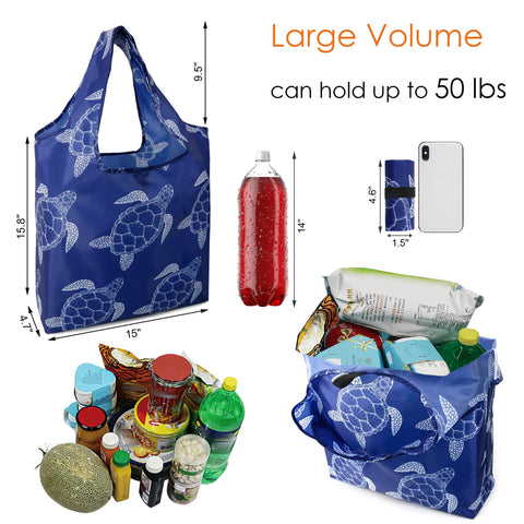 BeeGreen XL-capacity tote offers room for heavy groceries.