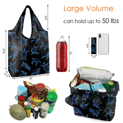 BeeGreen X-Large tote with reinforced seams for heavy groceries.