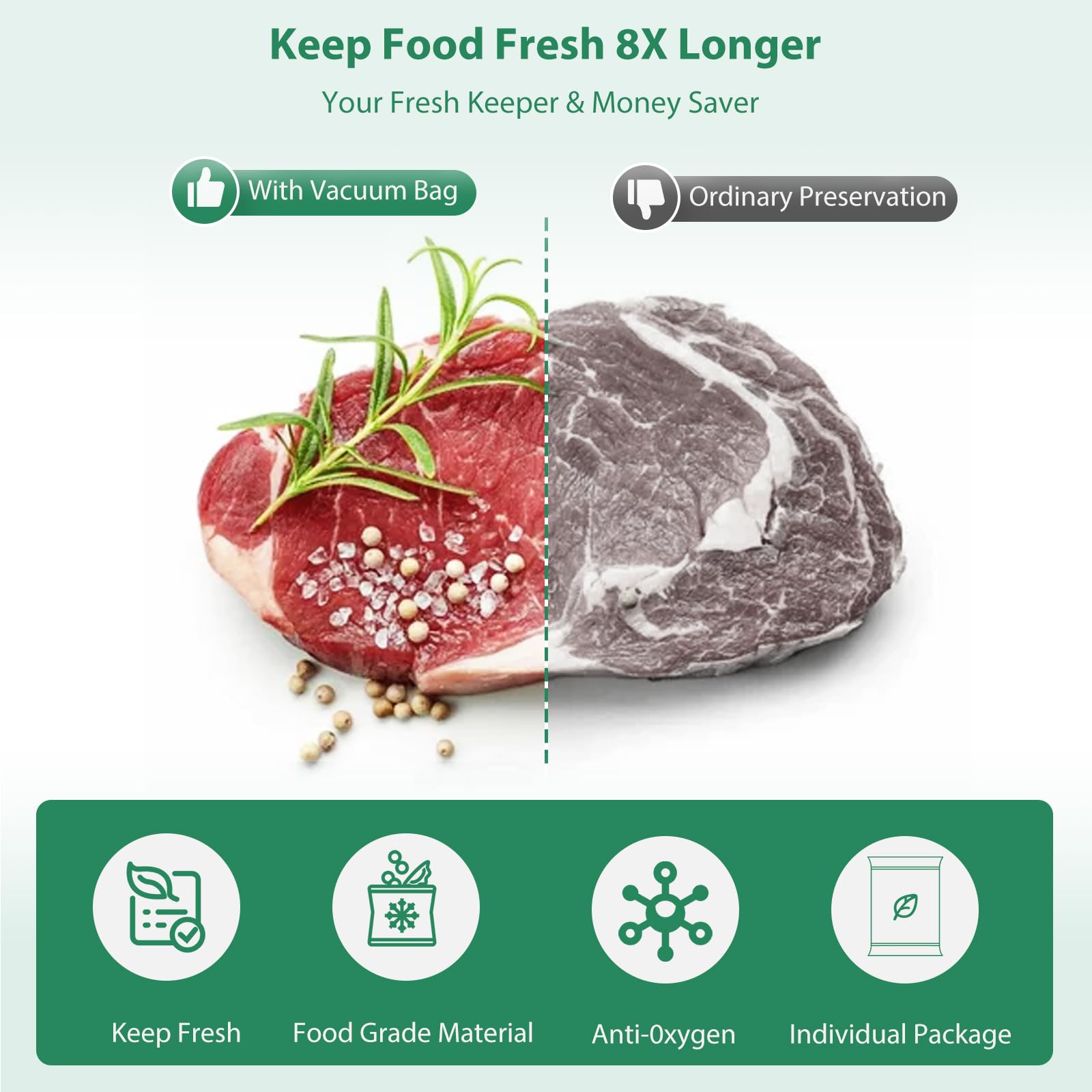 Beelicious Pro bags offer universal compatibility with most vacuum sealers.