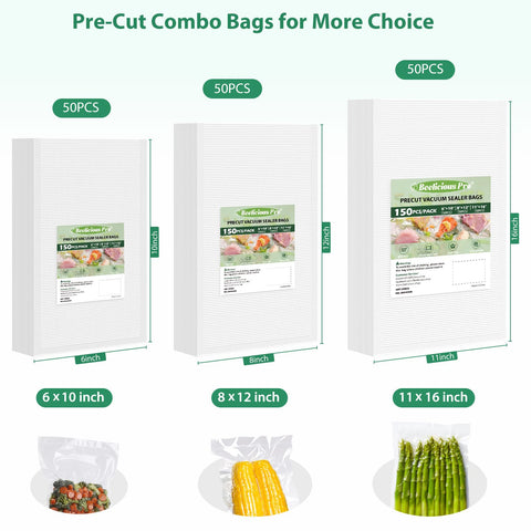 Beelicious Pro bags suitable for sous vide and long-term storage