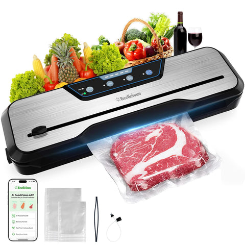 Beelicious Pro vacuum sealer machine front view for fast airtight sealing.