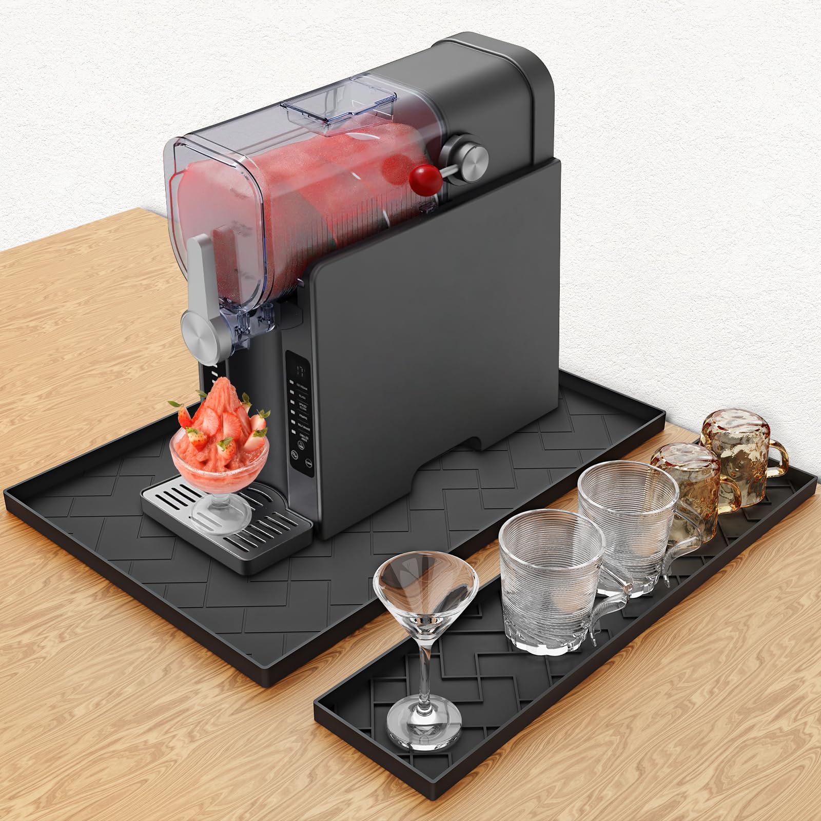 Beenxmyy silicone mat countertop protector with two-in-one design guards against spills.