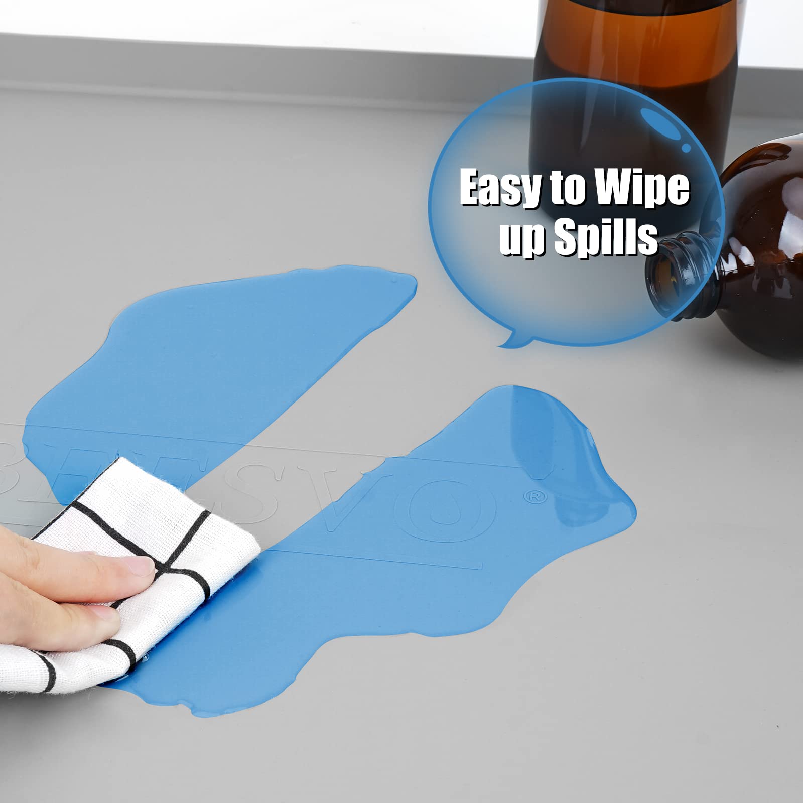 BeesVo heavy-duty waterproof mat for cabinets and under-sinks