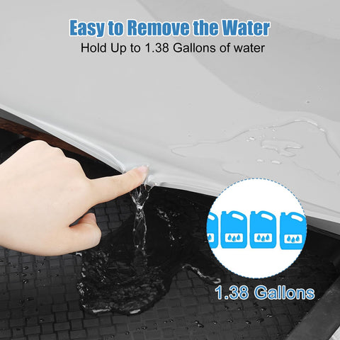 BeesVo smooth-surface mat is easy to wipe after spills.