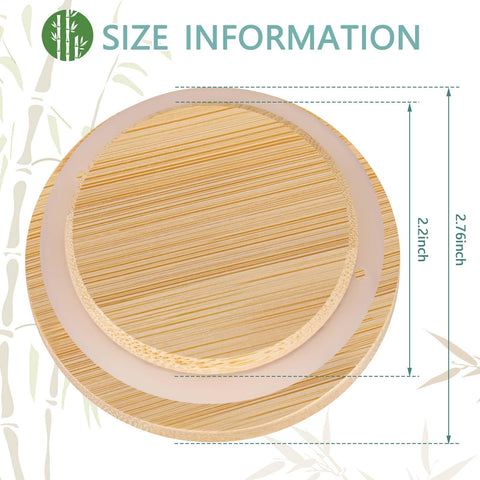 Beeveer regular-mouth lid sized 2.76 inches outside diameter for standard jars.
