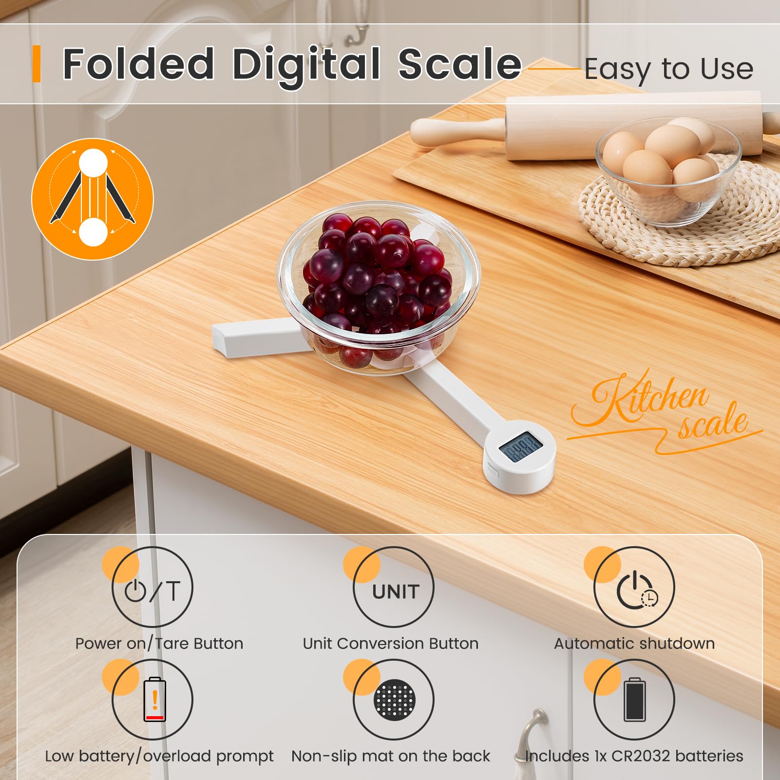 Beewin portable travel-scale supports multiple units for healthy meal prep