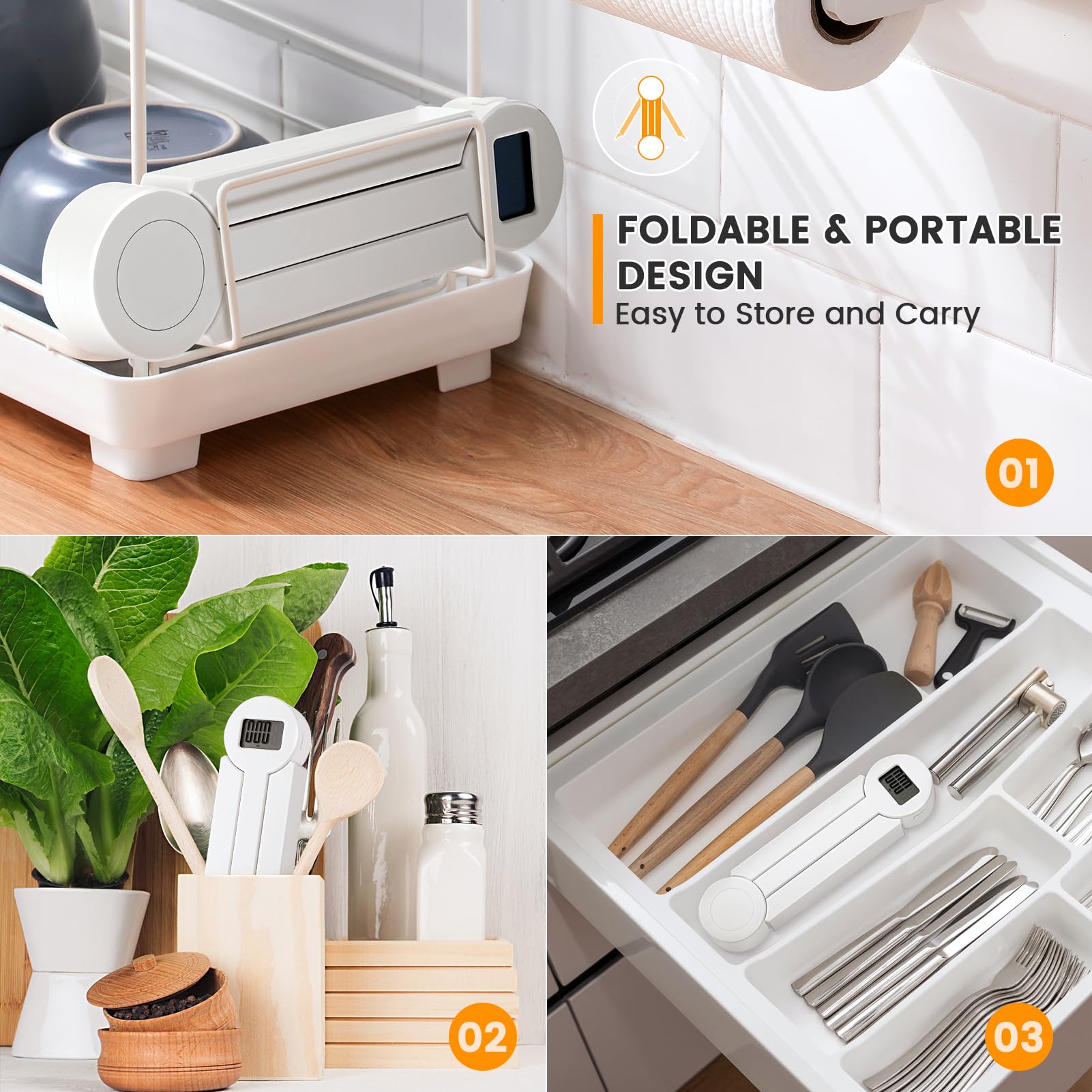 Beewin tare-function kitchen scale subtracts container weight for accurate readings