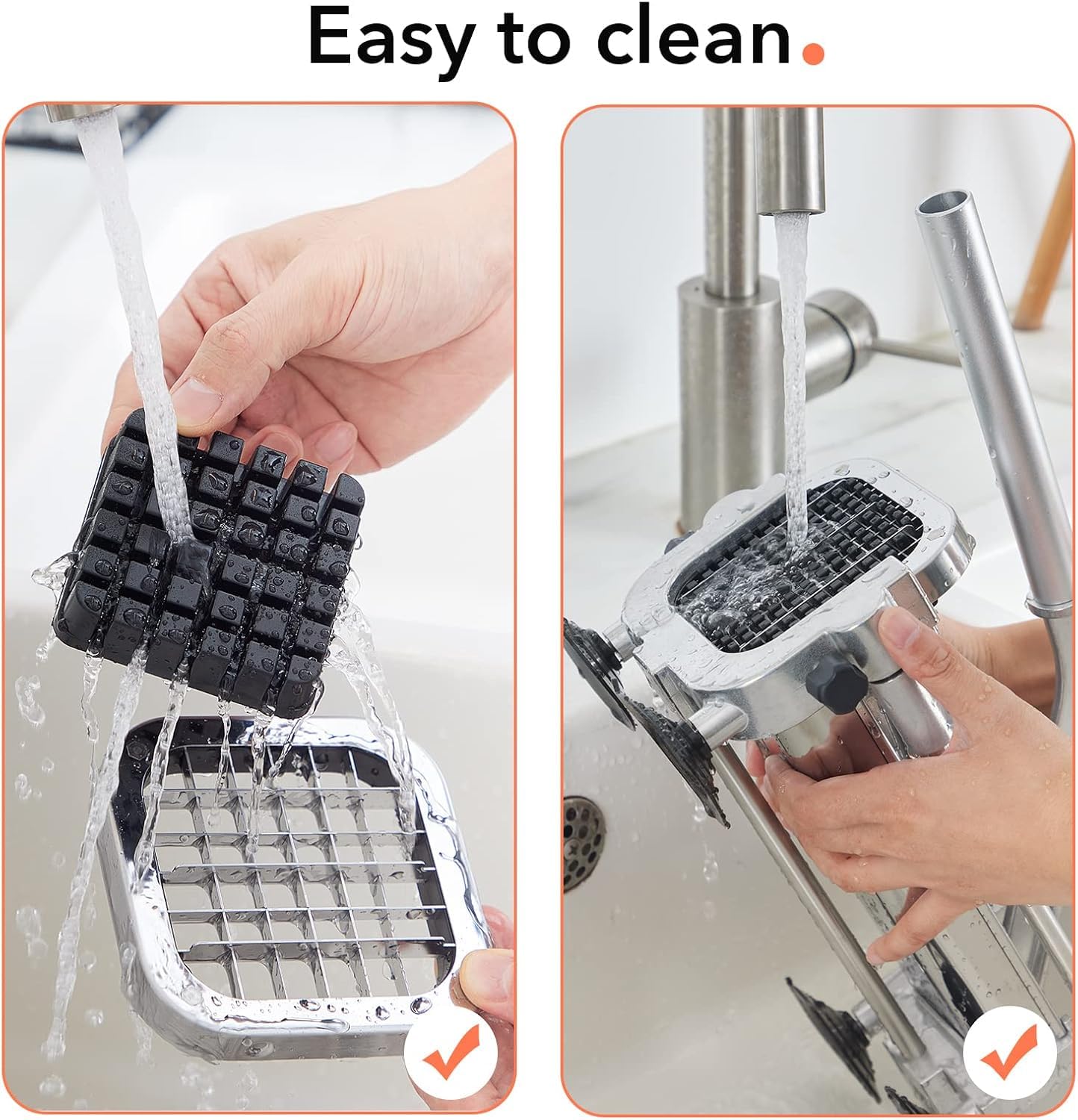 Befano rust-resistant design cleans quickly with a simple rinse after use
