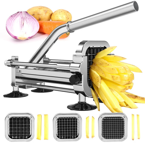 Befano French Fry Cutter front view, durable stainless steel for long-lasting use