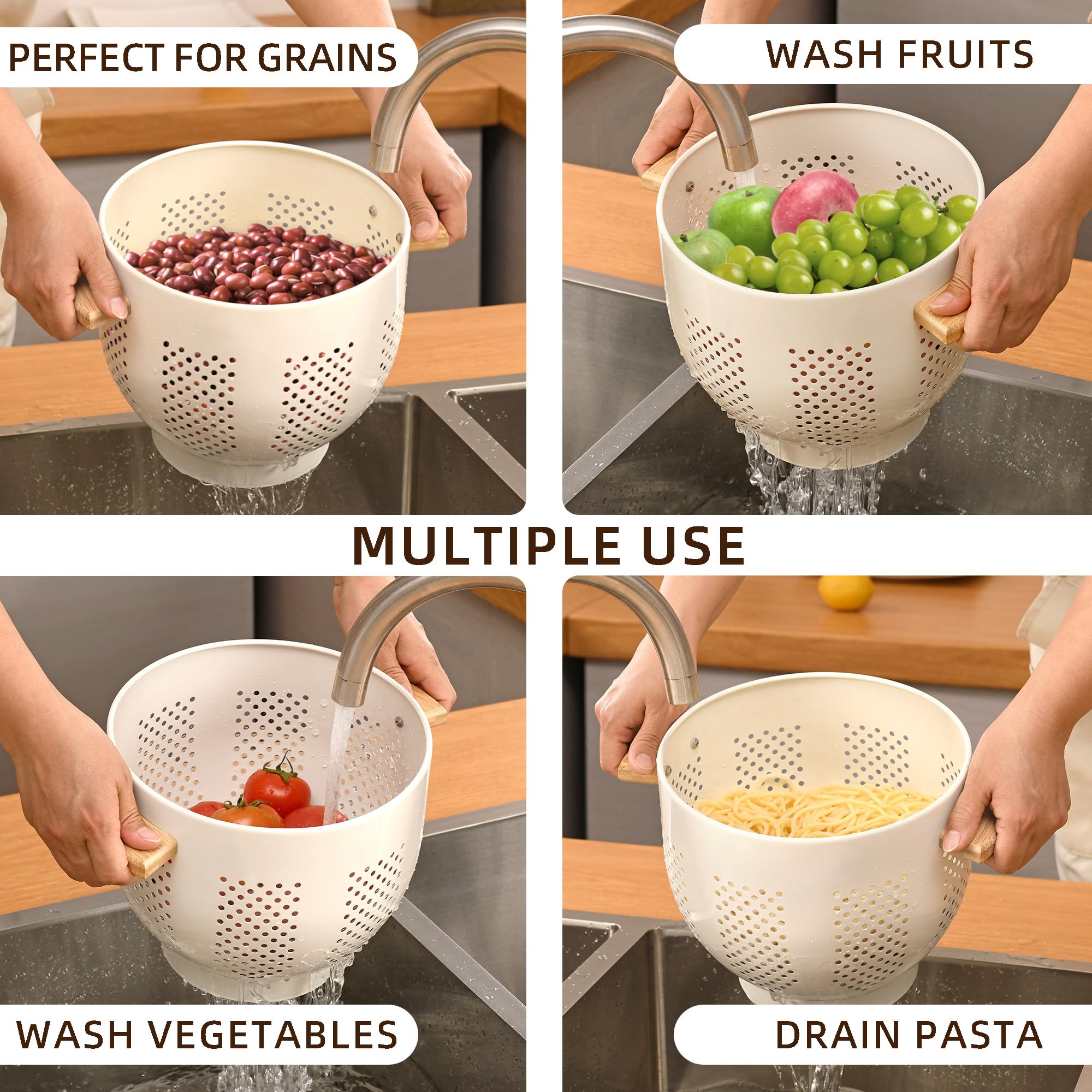 BeFare colander doubles as a creative planter or fruit pot.