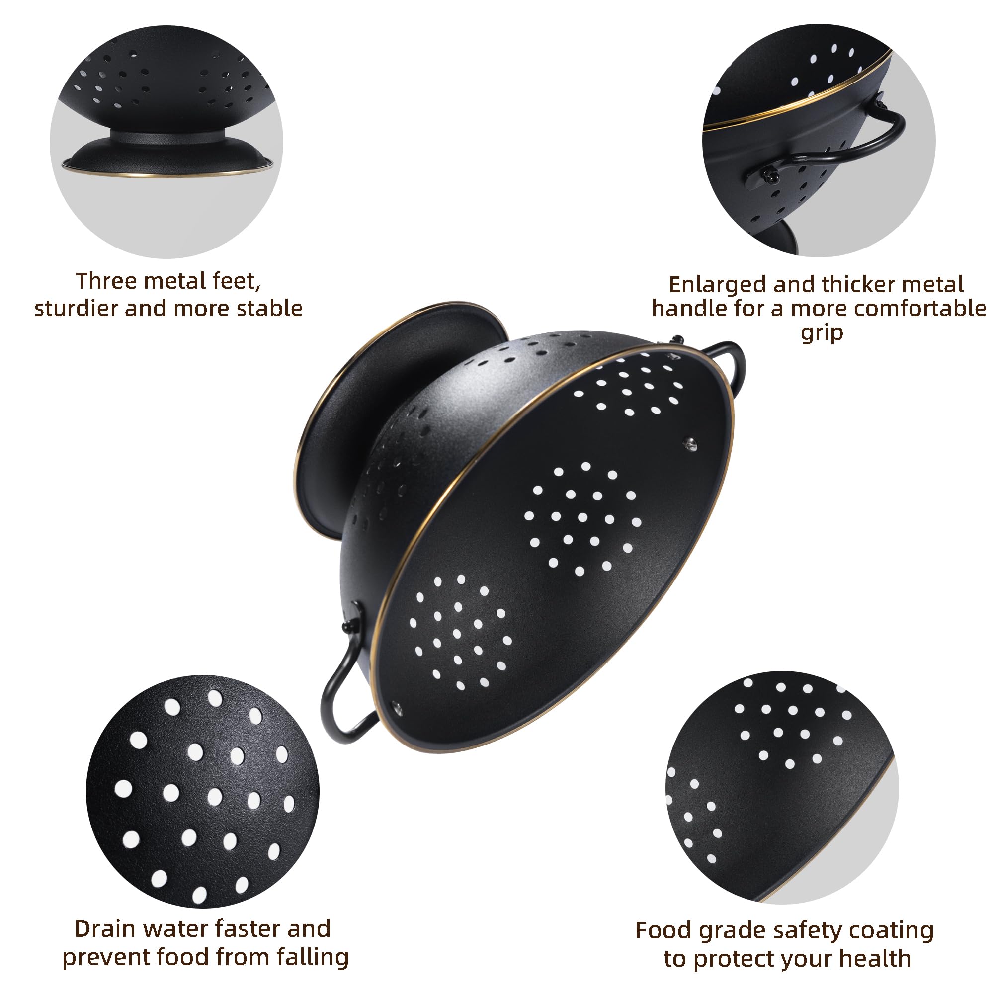 BeFare dishwasher-safe colander for easy cleaning after meals.