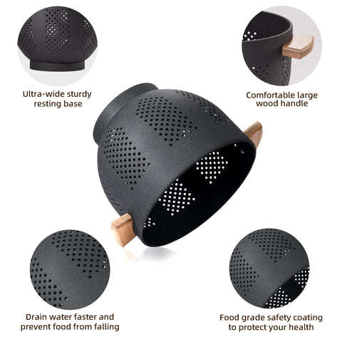 BeFare colander drain holes enable efficient airflow and quick drying