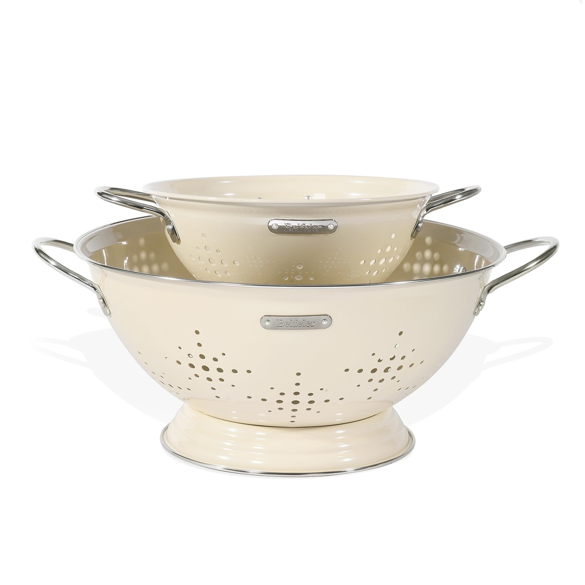BeFare 1.5-qt colander with handle for quick rinsing and draining