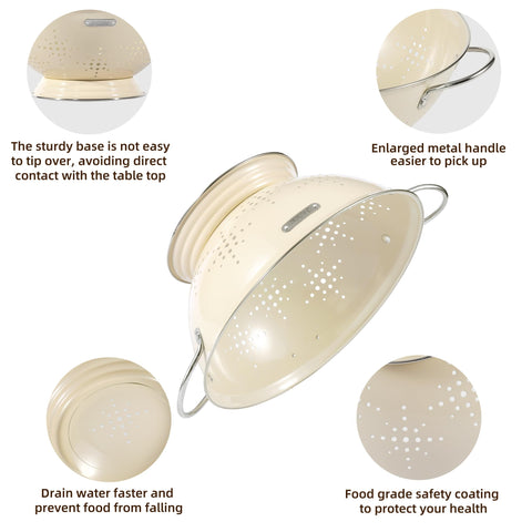BeFare colander is dishwasher-safe for easy cleanup after meals