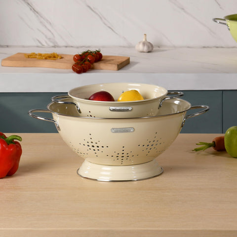 BeFare colander ideal for rinsing pasta, vegetables, and fruits