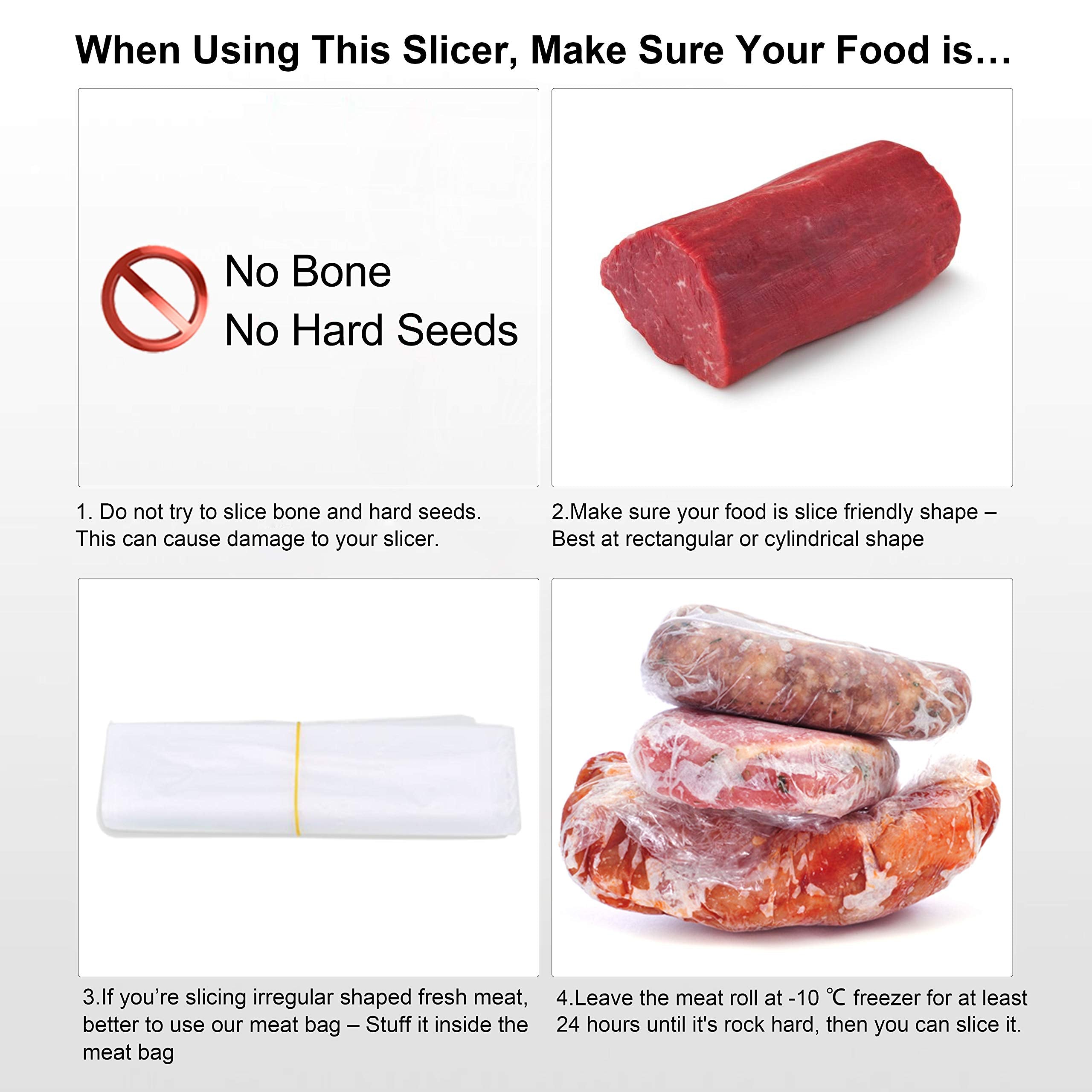befen meat holder assembly provides stable positioning for clean cuts