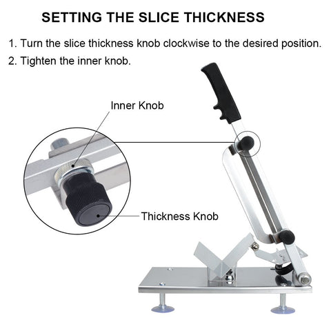 befen suction cups attachment keeps the slicer steady during operation