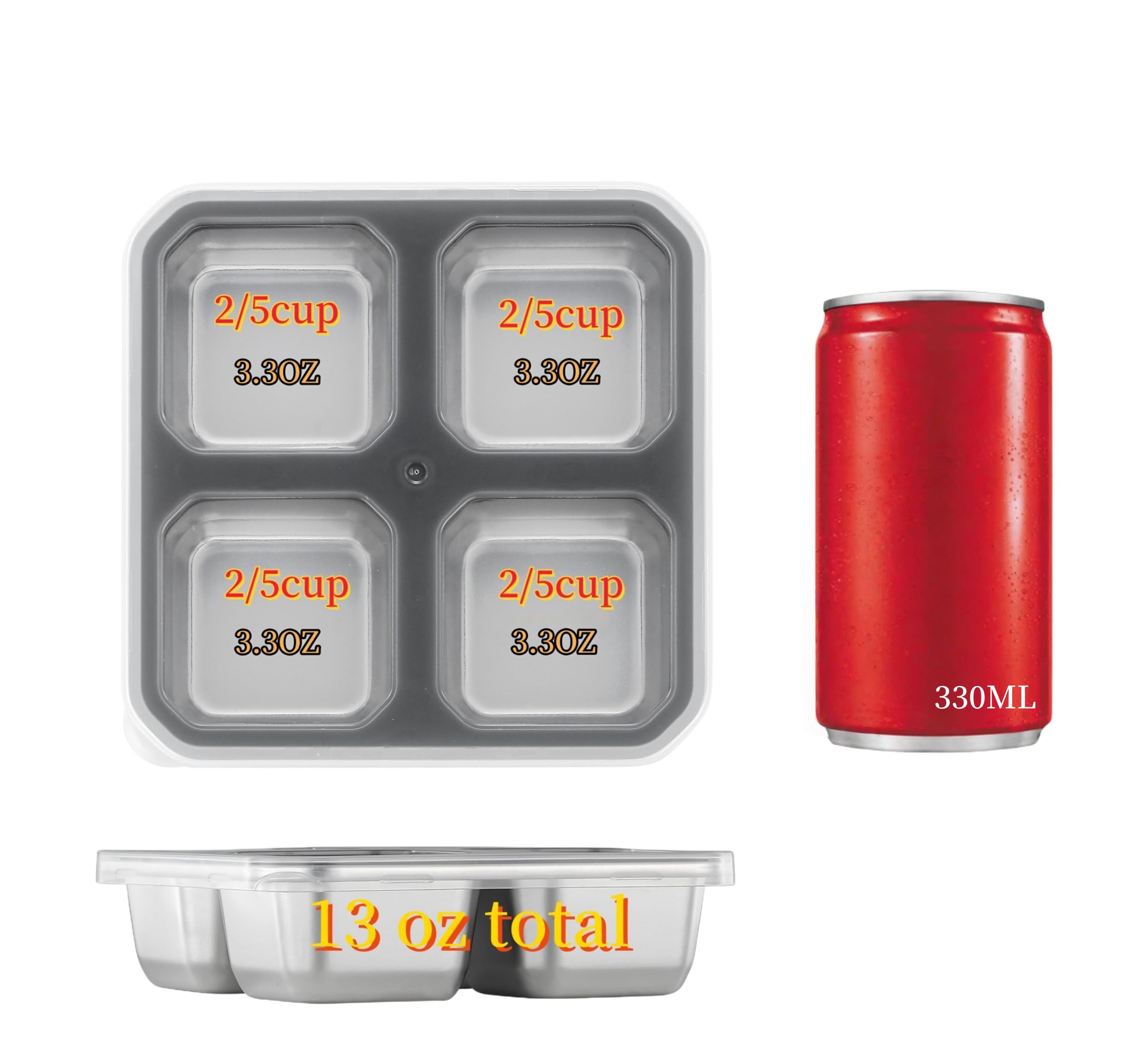 BEFOY bento snack box with lid keeps snacks separated during travel