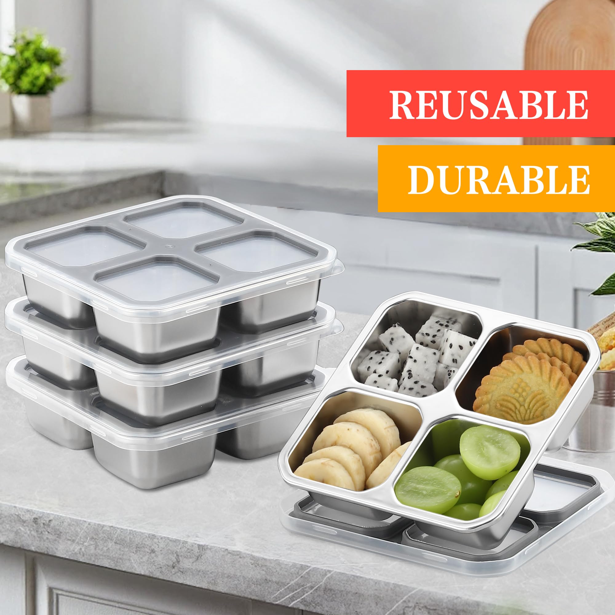 BEFOY durable stainless steel lunch container for daily reuse and reduced waste
