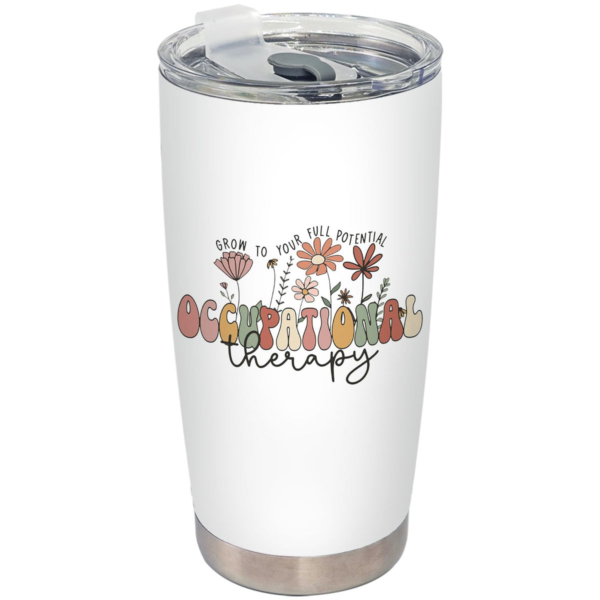 BEHIFL 20oz tumbler with lid and straw for on-the-go hydration