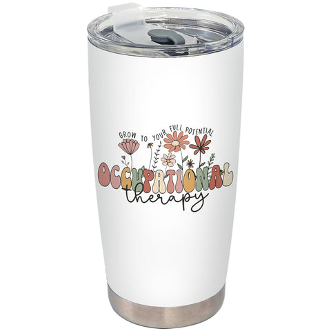 BEHIFL 20oz tumbler with lid and straw for on-the-go hydration