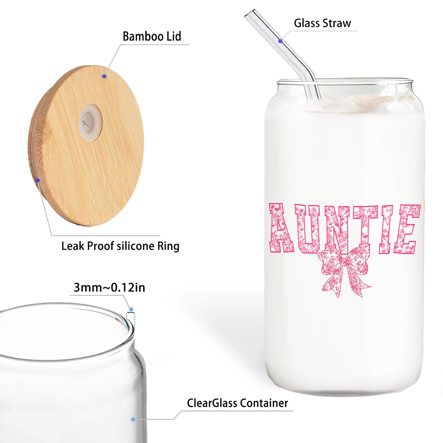 BEHIFL cup set with brush for easy cleaning