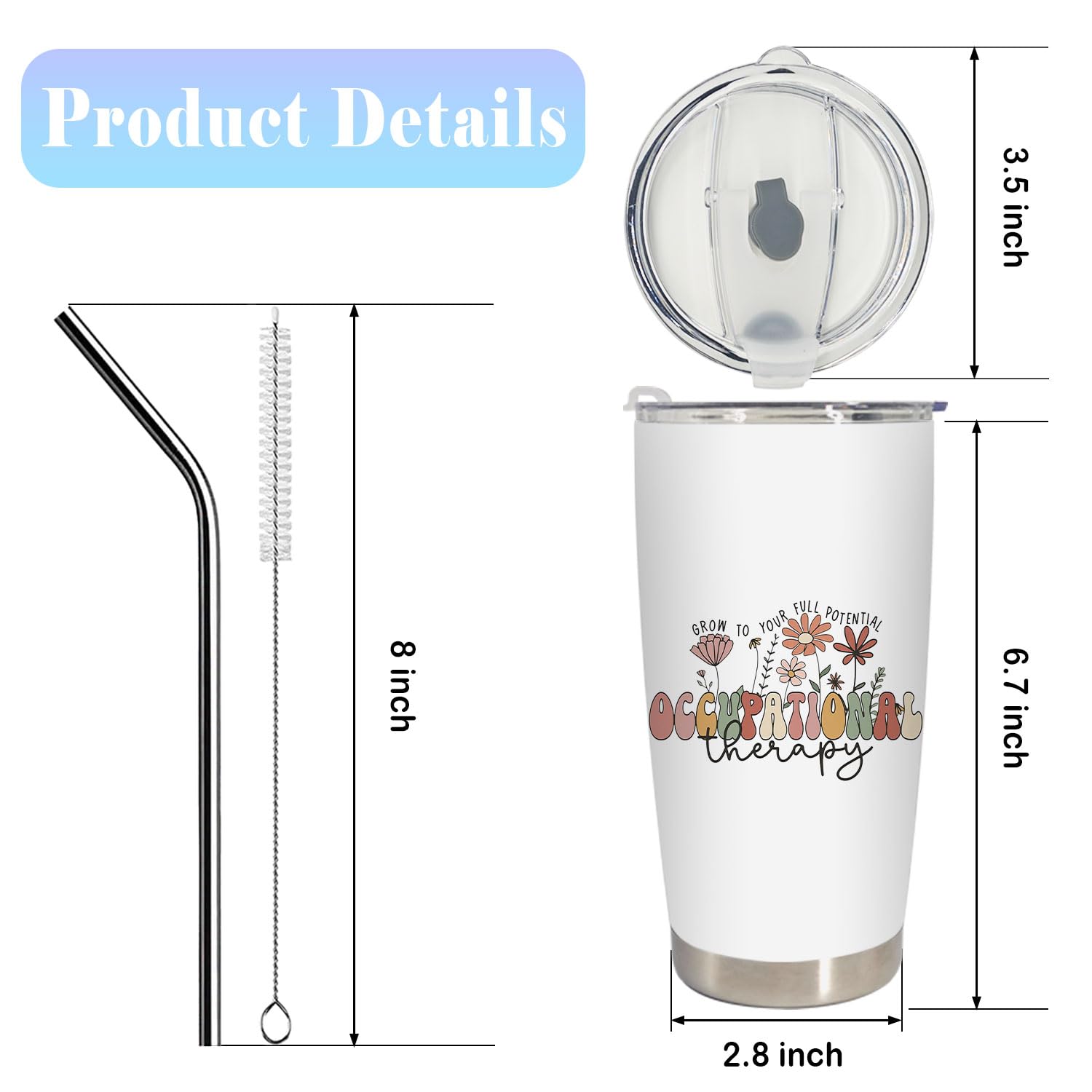 BEHIFL gift-ready tumbler suitable for OT friends, family, or coworkers