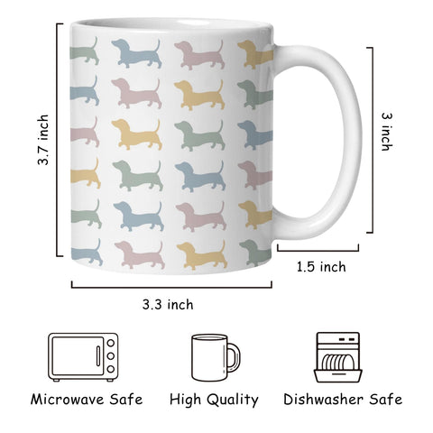 BEHIFL securely packaged dachshund mug arrives safe and crack-free