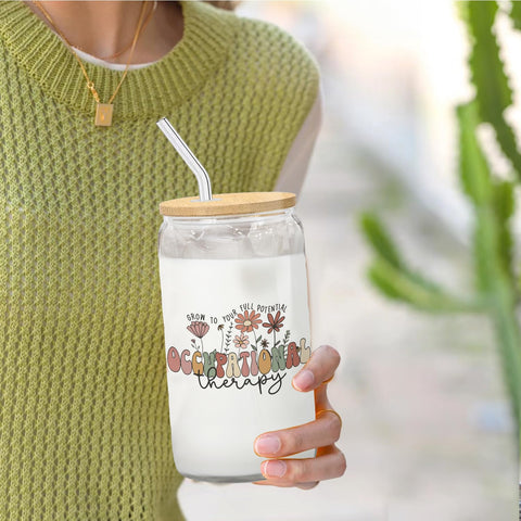 BEHIFL borosilicate glass cup provides lightweight, durable daily use