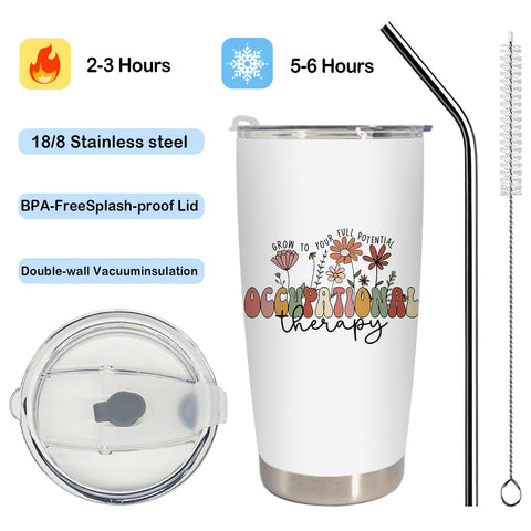 BEHIFL stainless steel tumbler demonstrates 304-grade durability for daily use