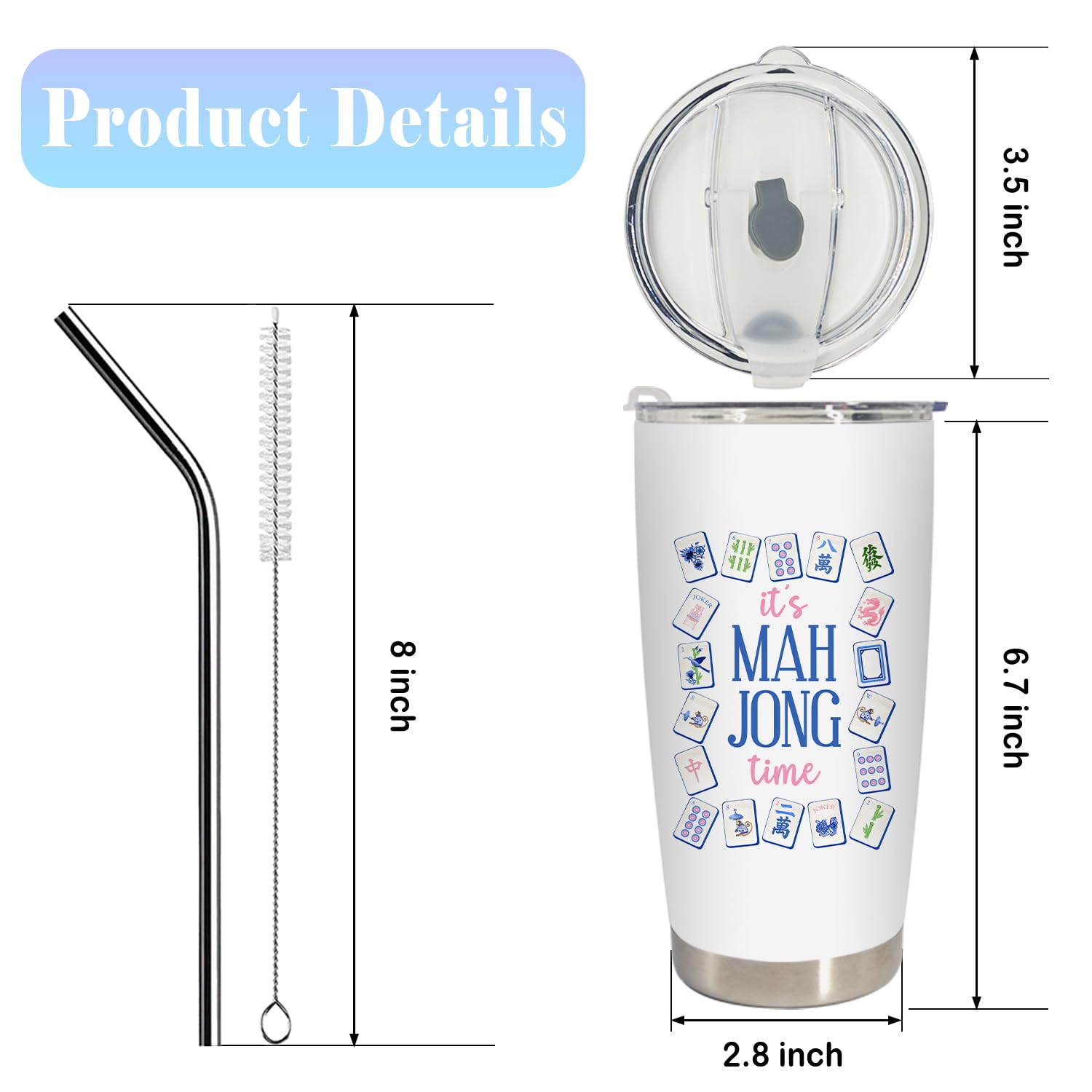 BEHIFL compact travel mug fits car cup holders.