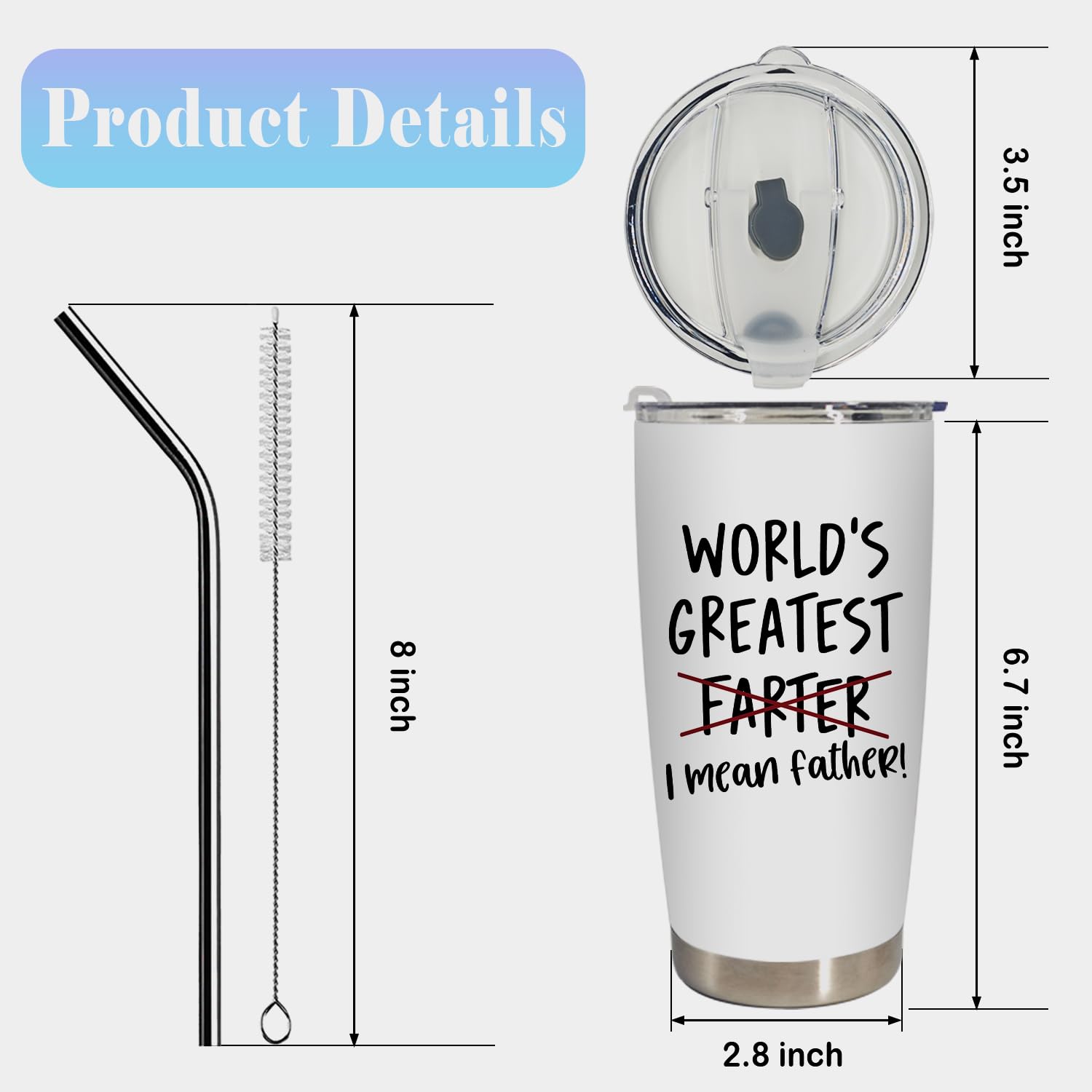 BEHIFL travel-friendly mug makes a great gift for dad or friends