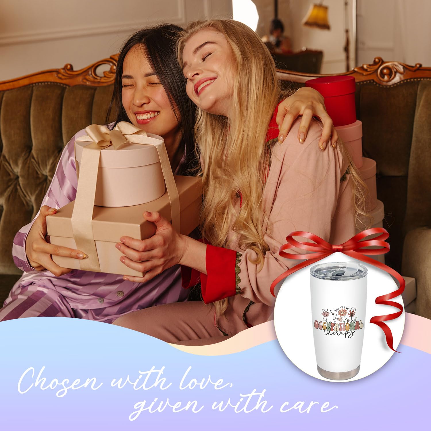 BEHIFL travel-friendly tumbler fits most car cup holders for easy transport