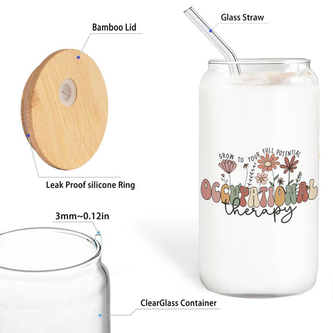 BEHIFL 14oz capacity fits coffee, tea, or smoothies at home, office, or travel