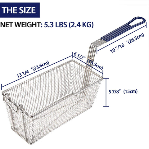 Bei Cheng nickel-plated iron basket construction provides durability and rust resistance.