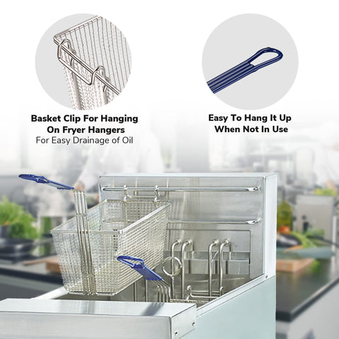 Bei Cheng safe operation with non-slip handles during frying tasks.