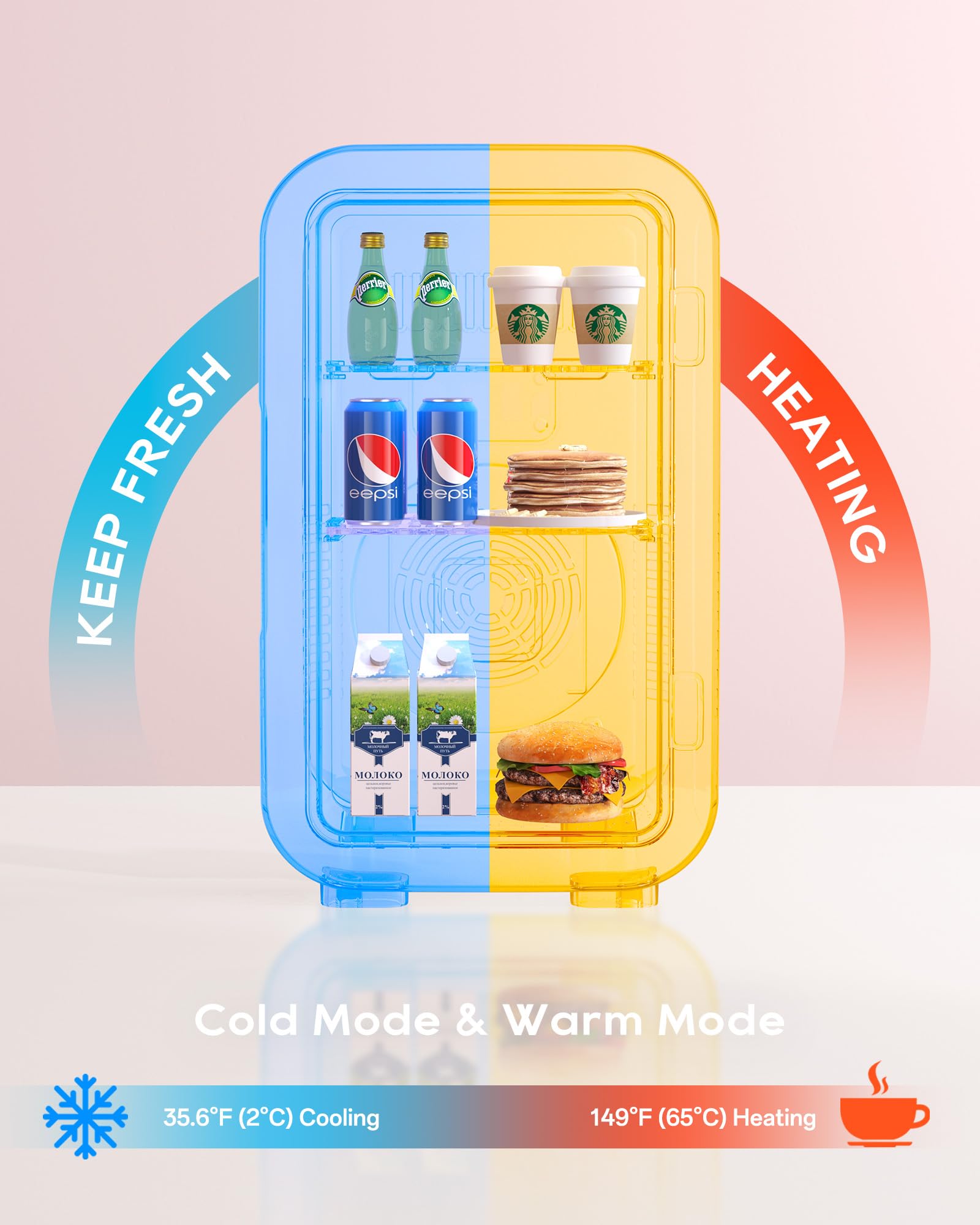 BEICHEN mini-fridge cooling and warming control demonstrates flexible options.