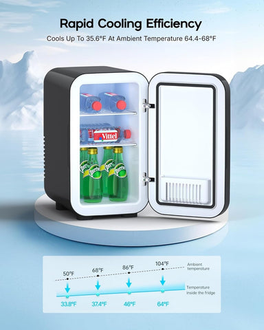 BEICHEN fridge interior with removable compartments for organization