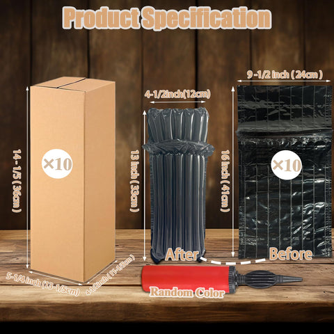 BeiLeiNiceHK reusable air pump powers quick inflation of protective bags.