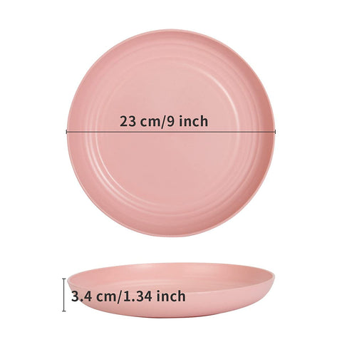 BEIUTAO unbreakable deep dinner plate for everyday meals.