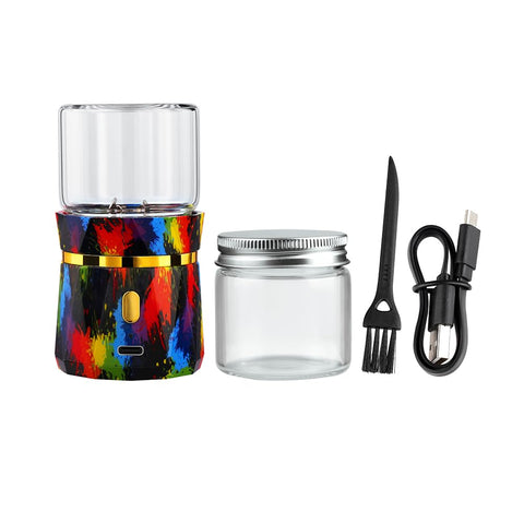 BEIXIFO electric grinder compact front view for space-saving spice grinding