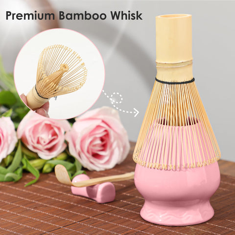 Beiyunee bamboo scoop and rest for tidy preparation.